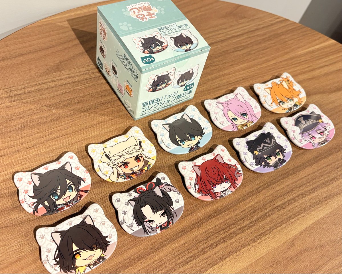 刀剣乱舞 刀猫男士』ポップアップストア 🐾猫耳缶バッジコレクション