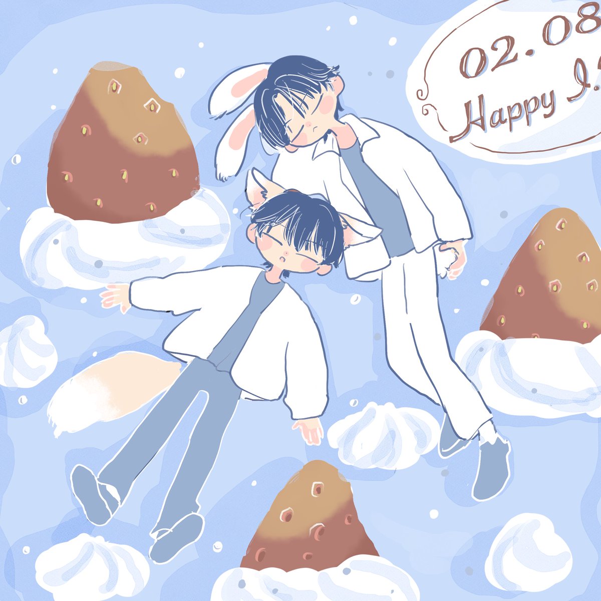 🐰🦊
#HappylNDay