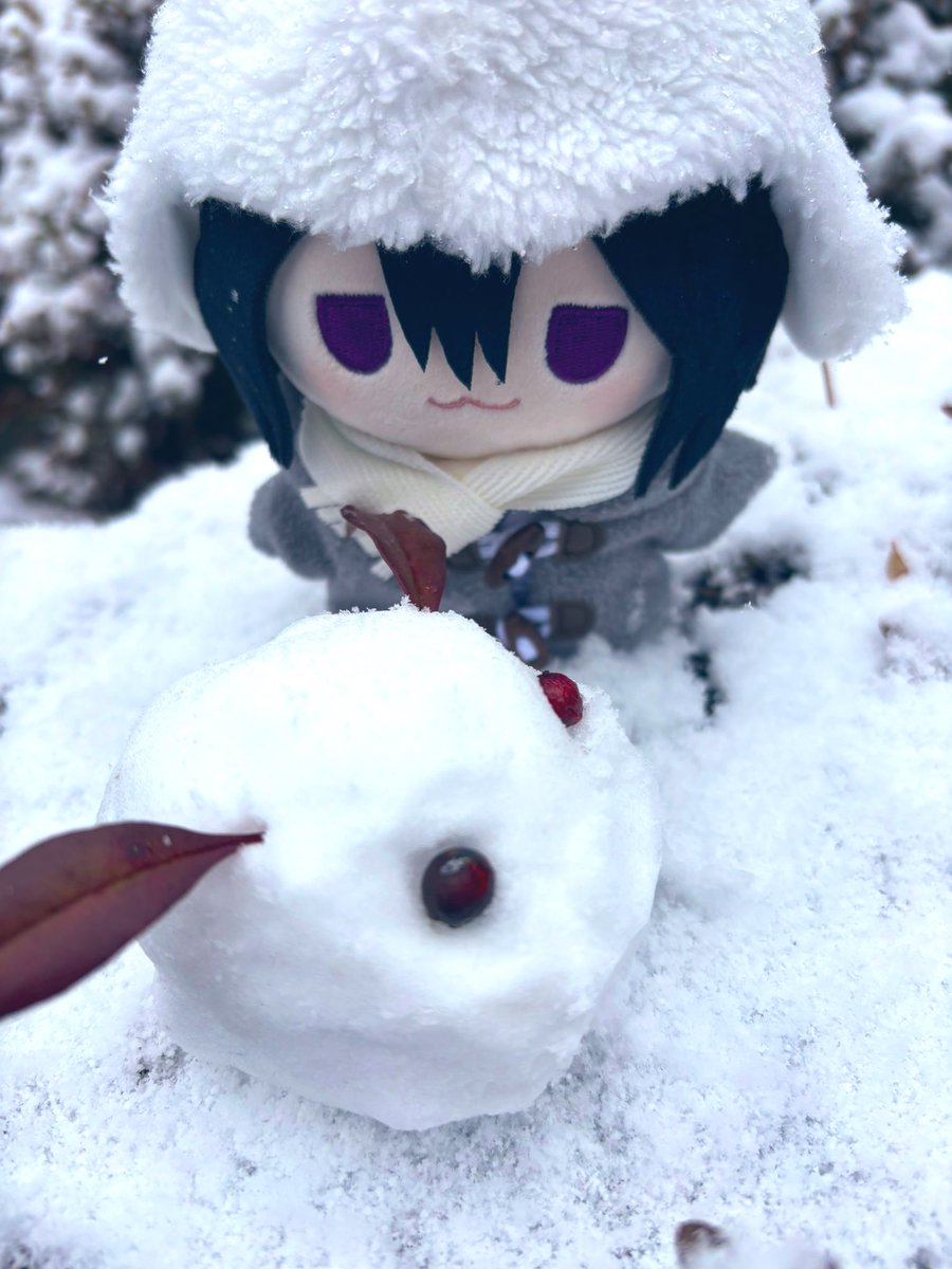 derugure's tweet photo. ⛄️🐰❄️ https://t.co/fWoqTaZslI