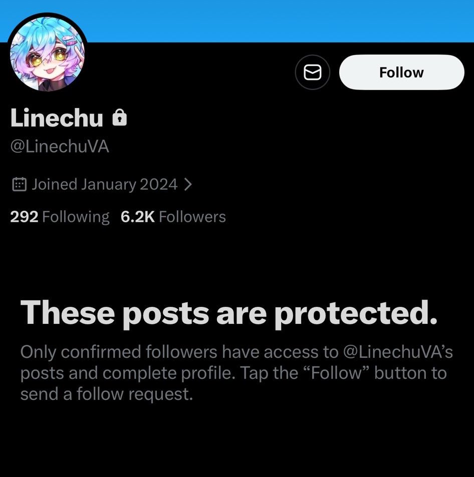 NBinted's tweet image. Notorious pedophile PikkyVT changed his name to Linechu and privated so it looks like people are calling Linechu a pedophile.

What the fuck?