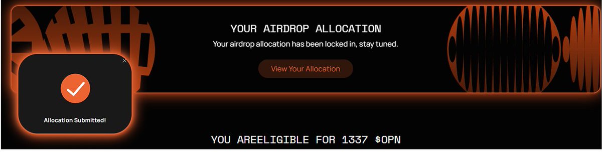 aimeehall_eth's tweet image. $OPN allocation is here. #BNB users taking the lead.

💰 $OPN rewards are rolling out 💰

opinion-trade.xyz/points

Opinion × Binance Wallet Campaign is live

Eligible:
→ Need some BNB chain activity
→ Must be a Binance Wallet user
→ Have tried out prediction markets
→ Any…