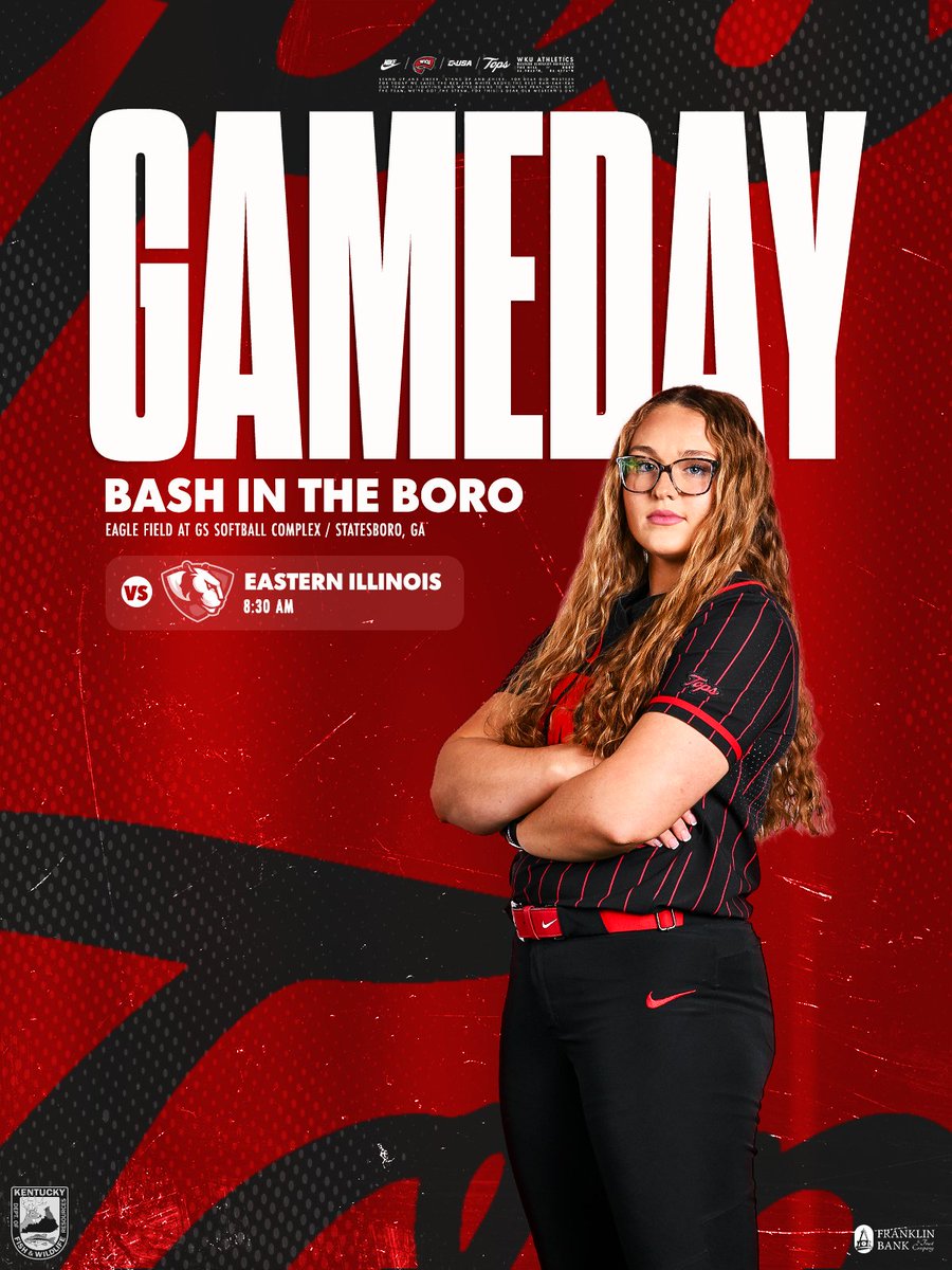 Rise and shine, Tops fans! It's game day!

🏟️ Eagle Field at GS Softball Complex
📊 linktr.ee/wkusoftball

#GoTops | #TMM