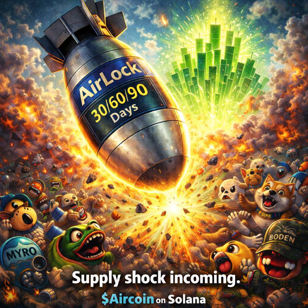 What happens if we keep locking up all the $Aircoin?

Asking for a friend 👀