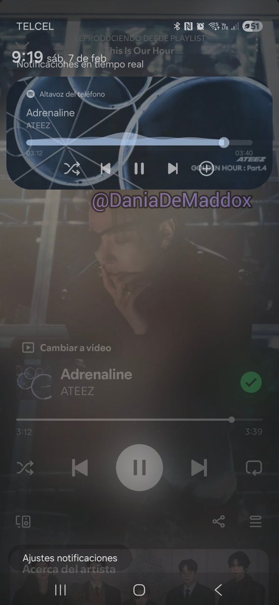 DaniaDeMaddox's tweet photo. Suhail Martinez 

#ATEEZ #에이티즈 #GOLDENHOUR #GOLDENHOUR_Part4 #Adrenaline #Full_스밍_max @ATEEZofficial https://t.co/fIgIh7hTyv