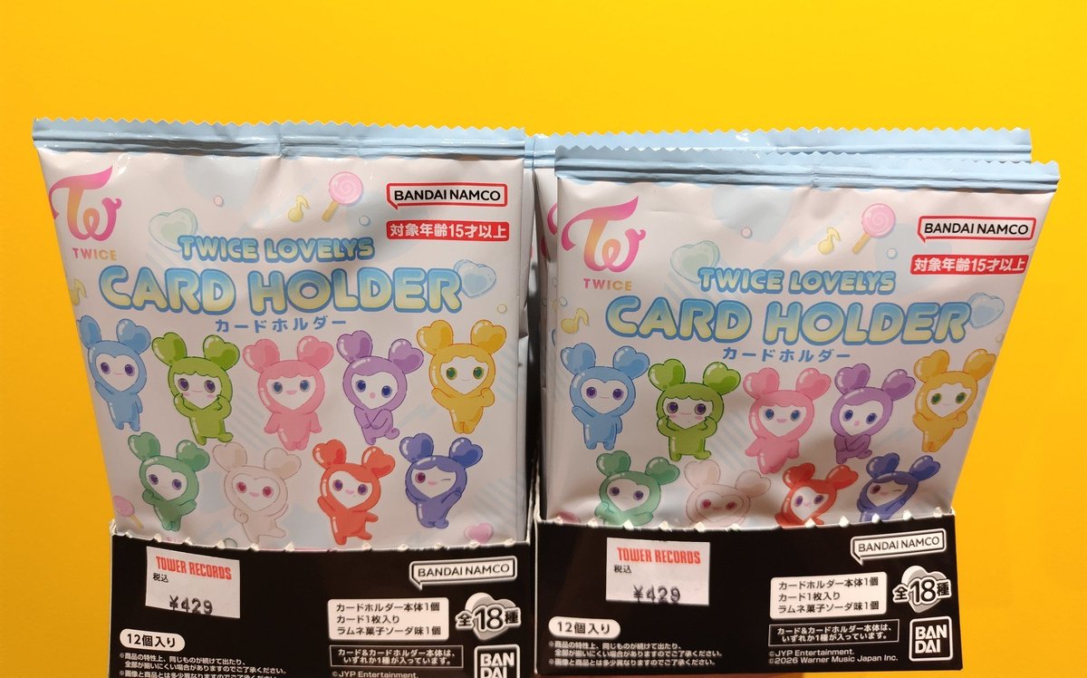 TWICE】 『TWICE LOVELYSカードホルダー』 レジにて販売中𖤐 ̖́