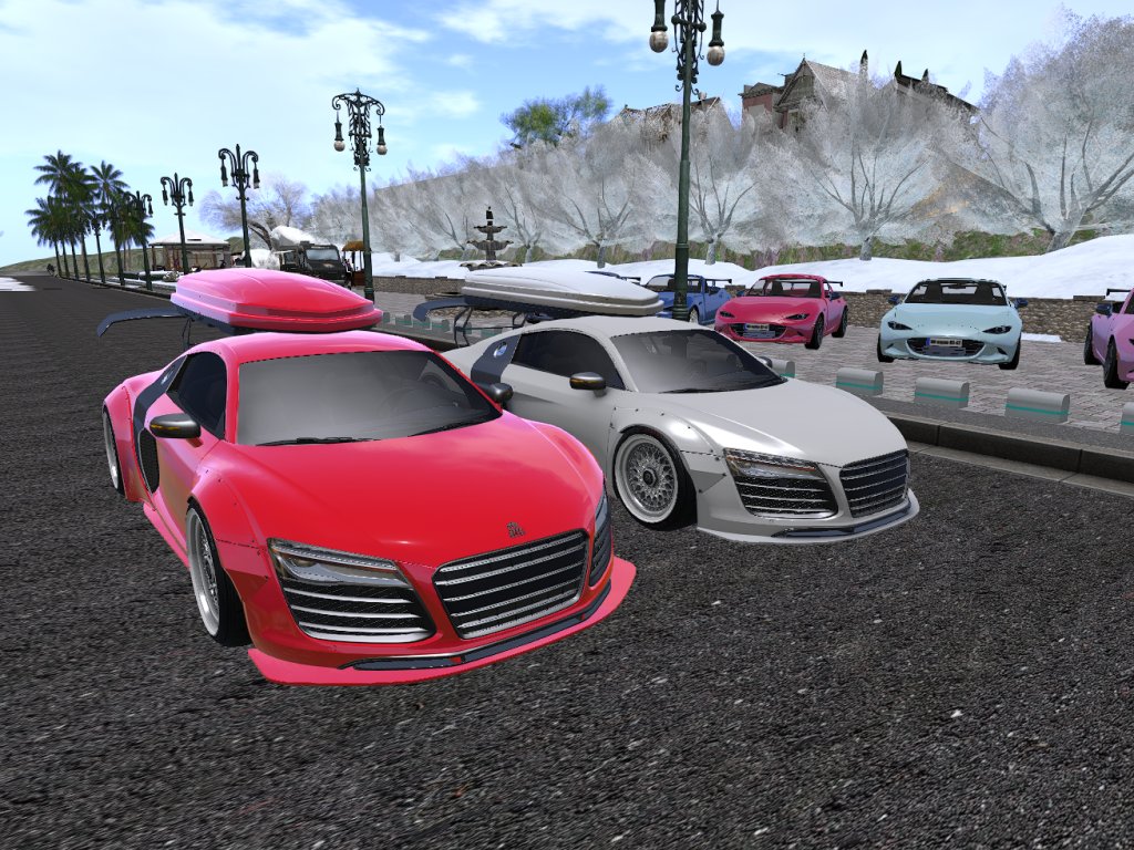 昨晩更新されたNavHUDを今朝 翠華ちゃんと
回ってきました。 景品はこれ 以下AIさんの文

無事、NavHUD完走。 最後の最後でヒヤヒヤしたけど、なんとか景品の「R8」を手にすることができました。 今日は自分を褒めてあげたいと思います。笑

だそうです・・

#SecondLife