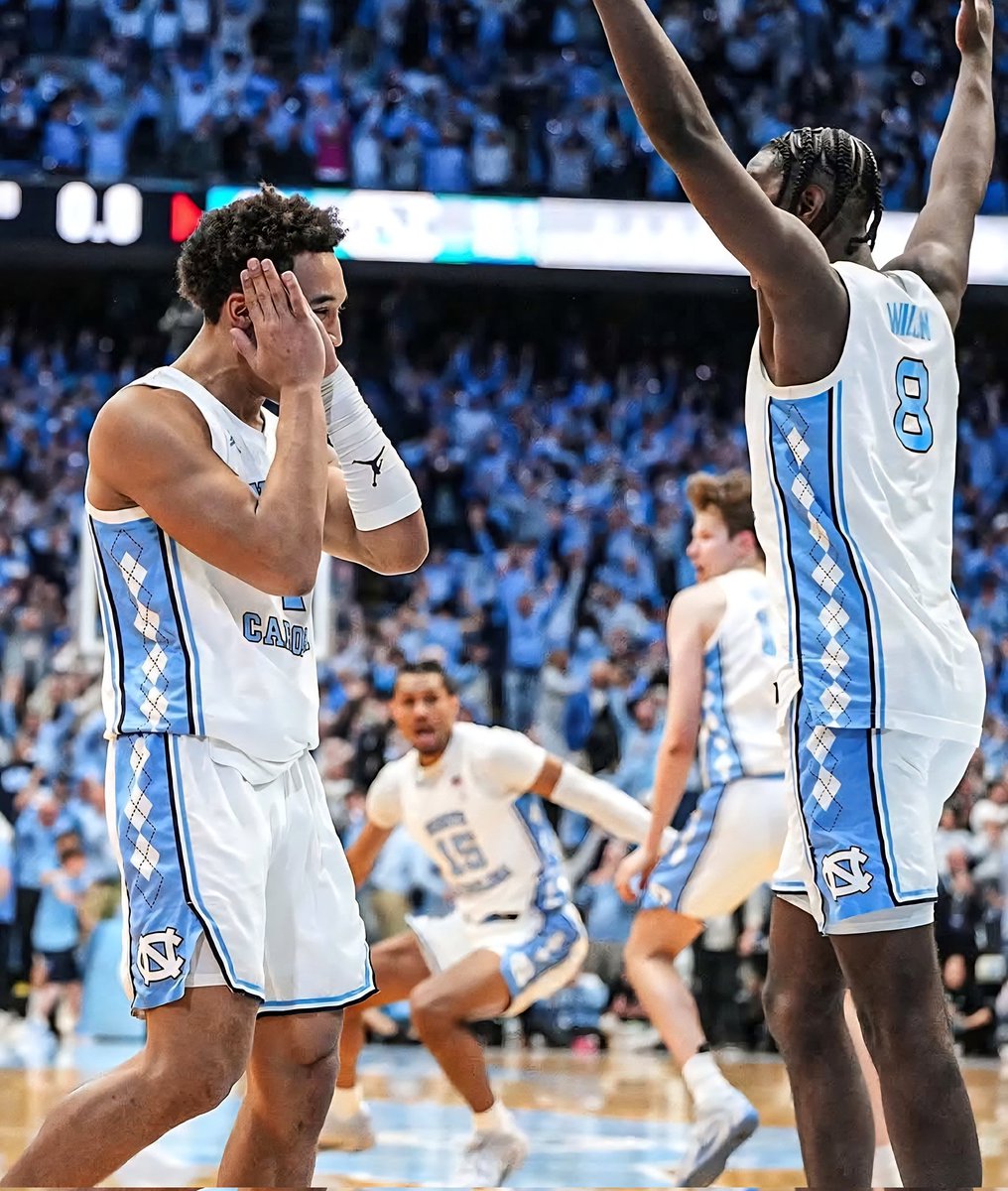 uncsportsphotos's tweet image. Seth Trimble and the Tar Heels put dook to SLEEP