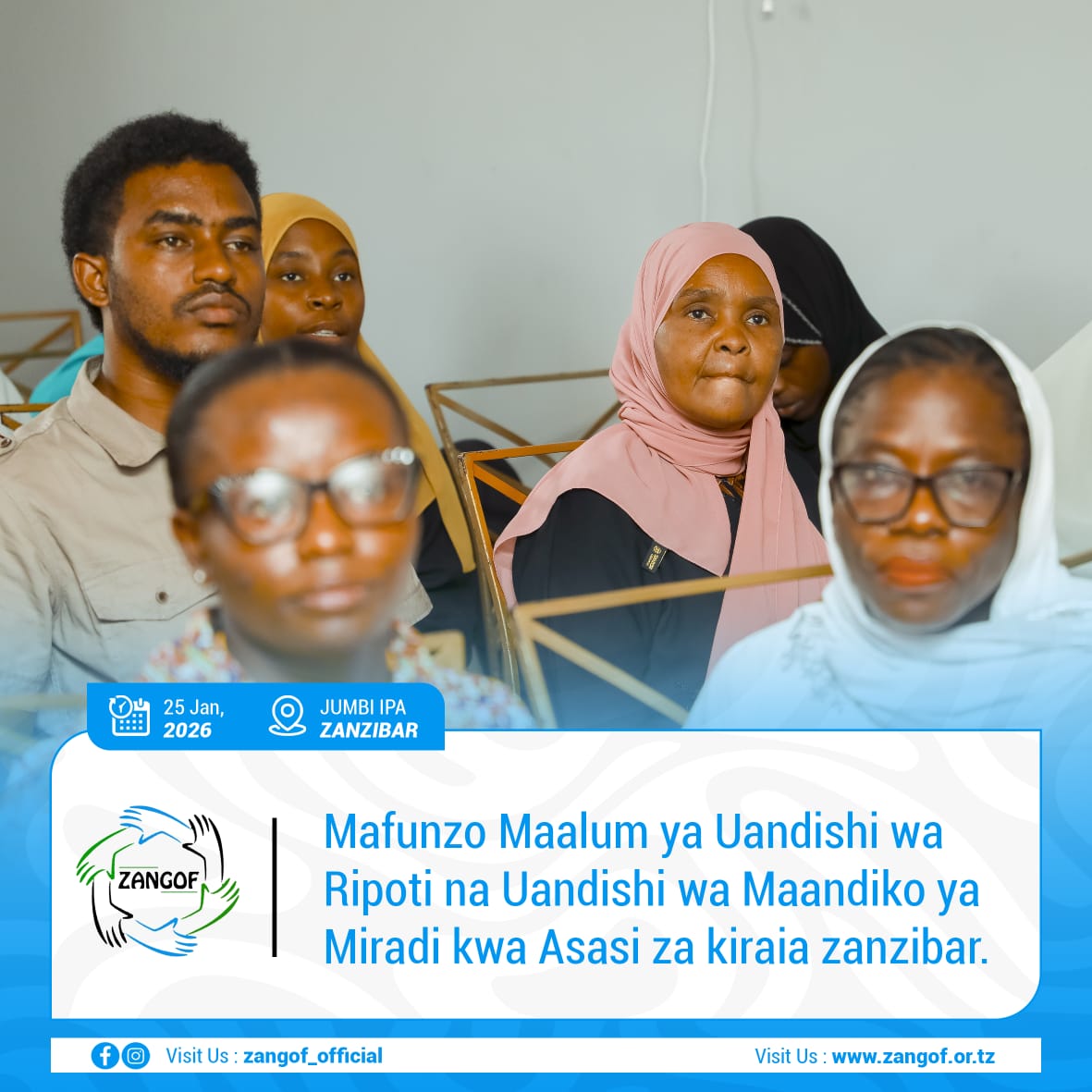 cwforg's tweet photo. Tulipata Fursa ya Kushiriki Mafunzo ya uandishi wa Ripoti chini ya Zangof - Zanzibar! Taasisi yetu iliwakilishwa na Safia Mgeni - Mwanachama na afisa wa kujitolea kwenye Shirika letu la #CWF https://t.co/GFx1WxoXKI