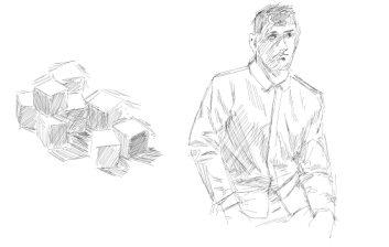 今日のクロッキ- 