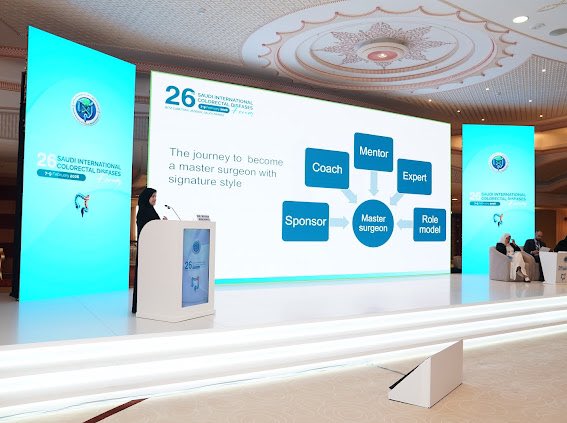 sscrssa's tweet photo. Dr. Bayan Bokhari presenting The Academic Colorectal Surgeon: Mentorship and Leadership

#SSCRS2026 #SSCRS  #ColorectalSurgery
#ColorectalDiseases https://t.co/tlmkl6EyiL