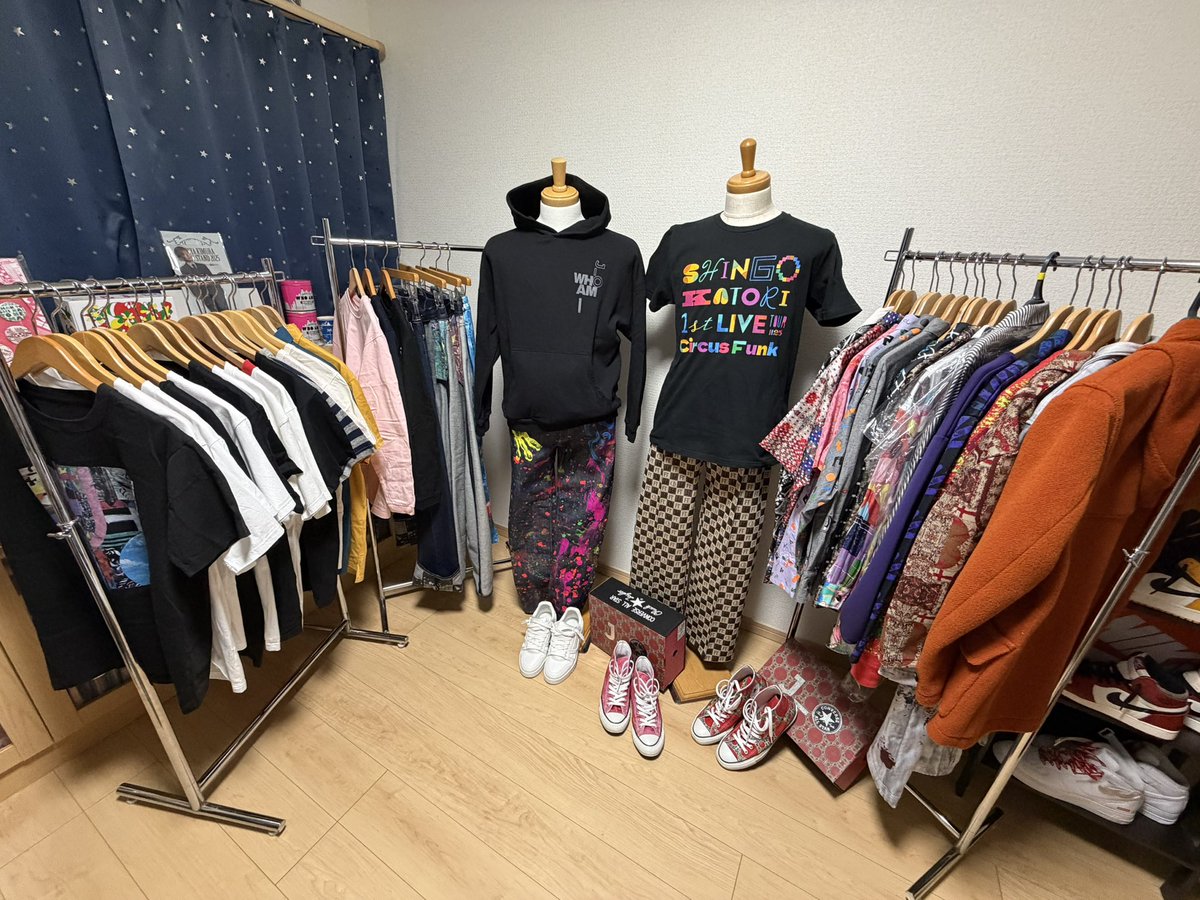 夢の様な空間✨☺️ グッズ部屋に大好きなJANTJE_ONTEMBAARの服を