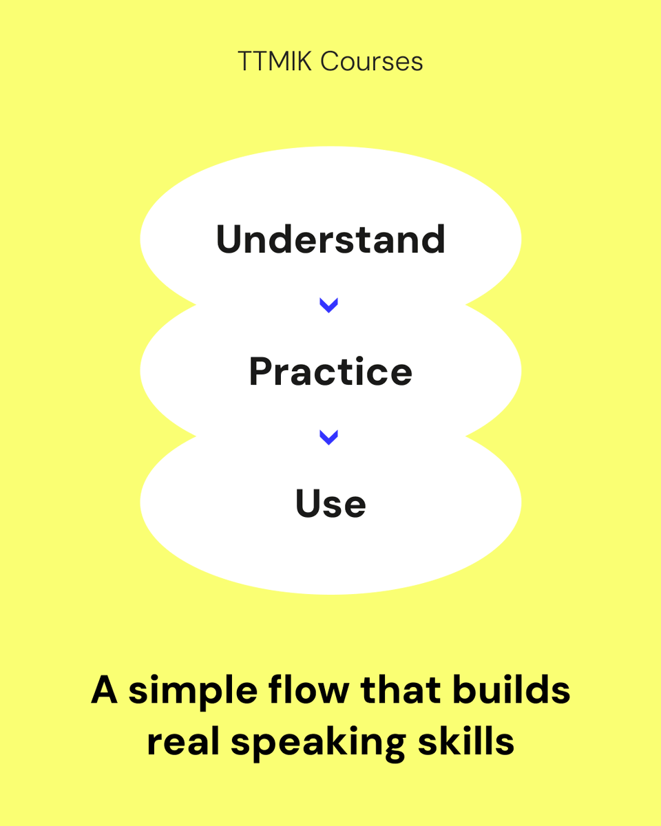 ttmik's tweet photo. If grammar stays in your head, speaking will always feel far away.
Core Grammar gives you a clear path:
Understand → Practice → Use
So the Korean you learn becomes the Korean you actually speak.
👉 https://t.co/4DcQgsjTXE
#티티믹 #톡투미인코리안 #TTMIK #TalkToMeInKorean #LearnKorean