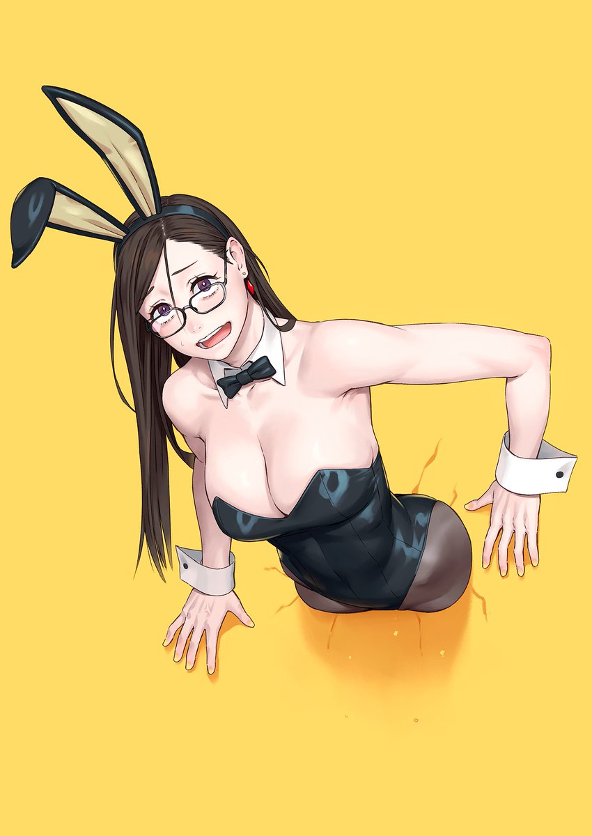 2月のバニー。
壁尻のバニー。 