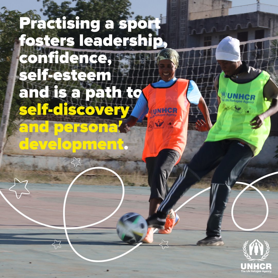 UNHCRinSudan's tweet image. How can inclusion in sport support displaced people? 🏆

In eastern Sudan, through the #SportForProtection project, refugees, IDPs &amp;amp; local Sudanese connect on and off the field, using sport for healing &amp;amp; growth. 🏐🙌

Supported by @FIFAcom Legacy Fund

@UNHCRPartners