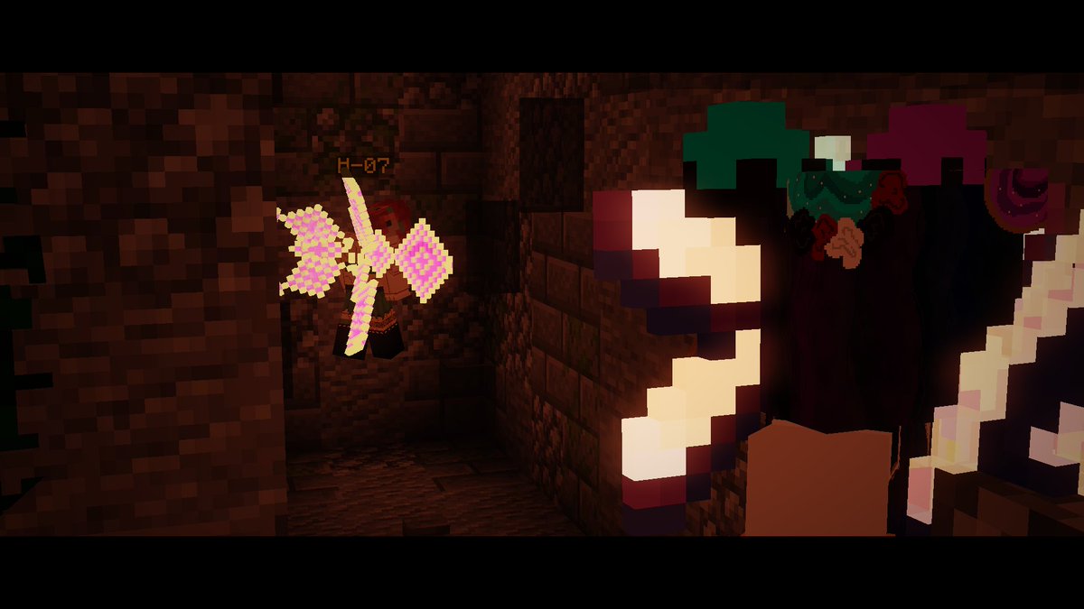 Blossomwof_'s tweet photo. A game of cat and mouse l, how does it feel to be prey?

2 lives to go little cat. 
#NoctusSMP #NSMP https://t.co/X8NC4qxnO6