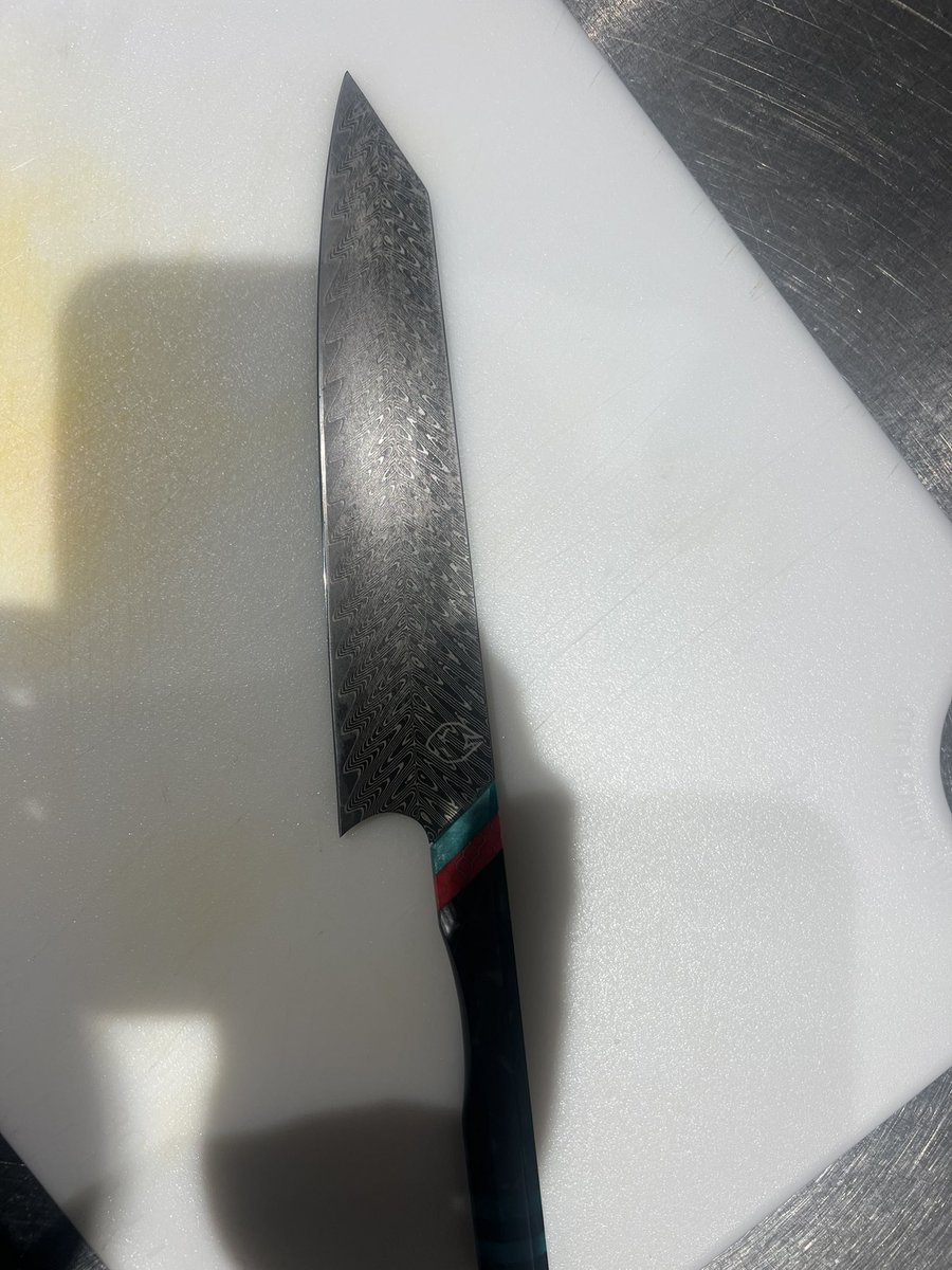 Yk what? I think it would be cool to show off some of my work’s food that I’ve made. All done with my Zen knife. I got it sharpened by a co worker.