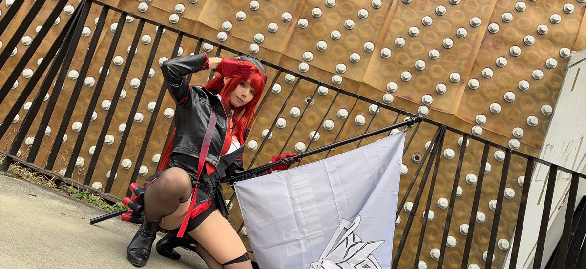 Fancyfrontier #FF46 #開拓動漫祭 最終日は旗持ちラピでいました٩( 'ω