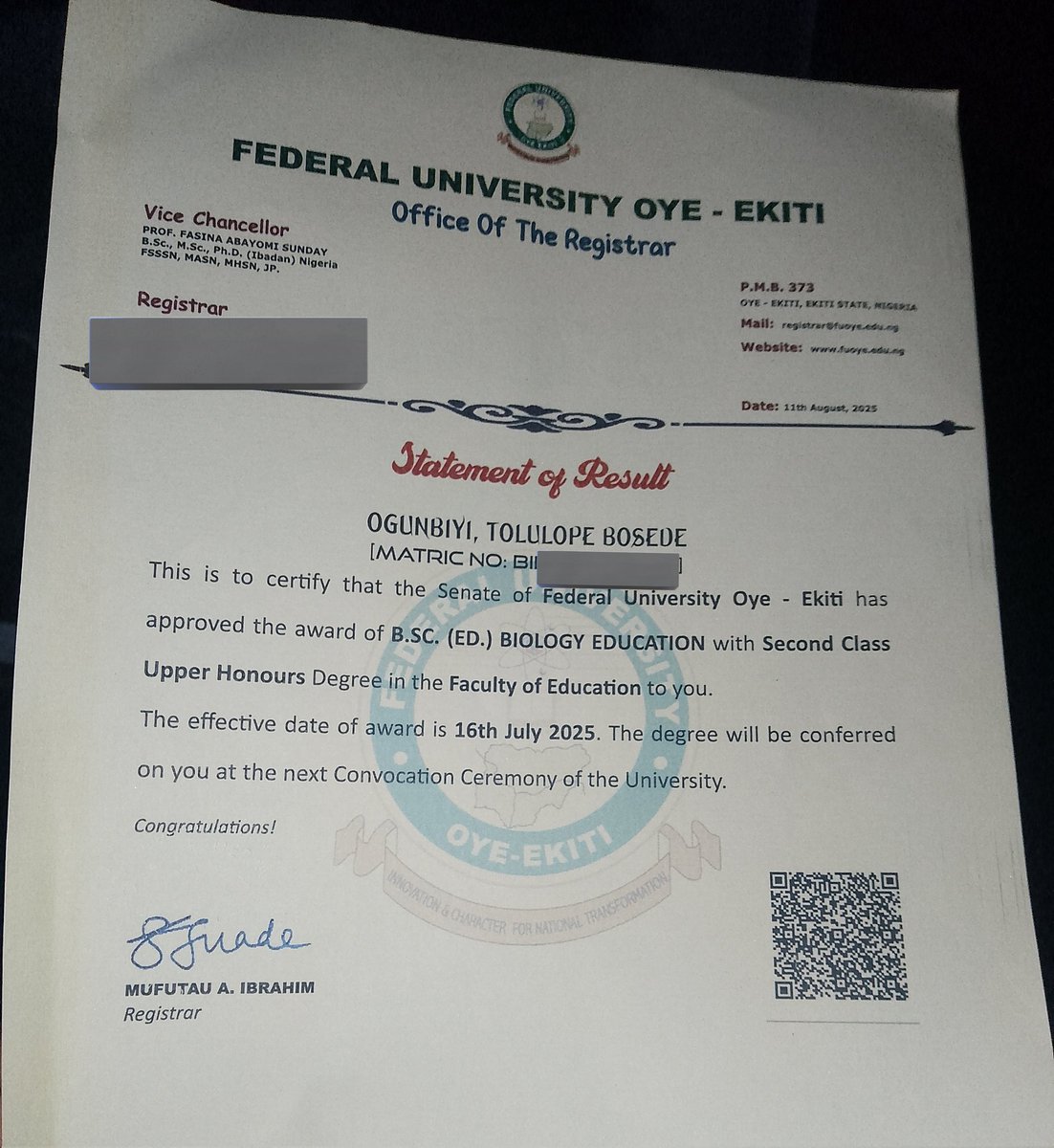 Good morning Nigerians, I pray you all shall never have any reason to cry In Jesus name, please kindly read this thread if you come across it

 I'm a struggling orphan, I've graduated for over 6 months ago with the help of my only elder brother and the goods Samaritan's around me