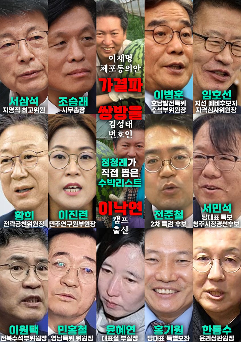 정청래가 임명한 사람들

이게 진실이에요