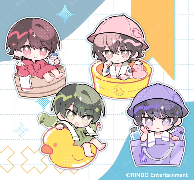 【お仕事】 RINDO Entertainment株式会社様『#DTB』 デビューライブ用ミニキャライラストを担当させていただきました