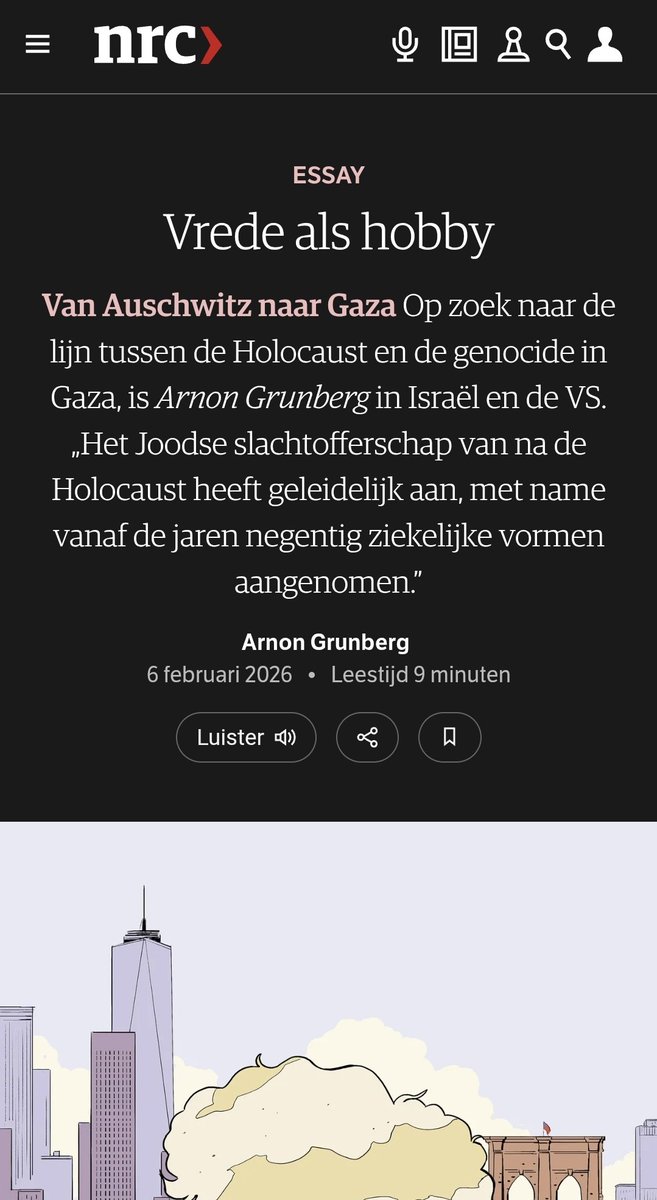 Als je het schrijft ben je rijp voor de psychiater. Als je het publiceert pleeg je zelfmoord op je krant.
NRC.
