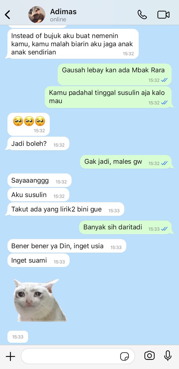 #pramudimas lagi edisi liburan keluarga tapi si cowok maunya sama bininye doang