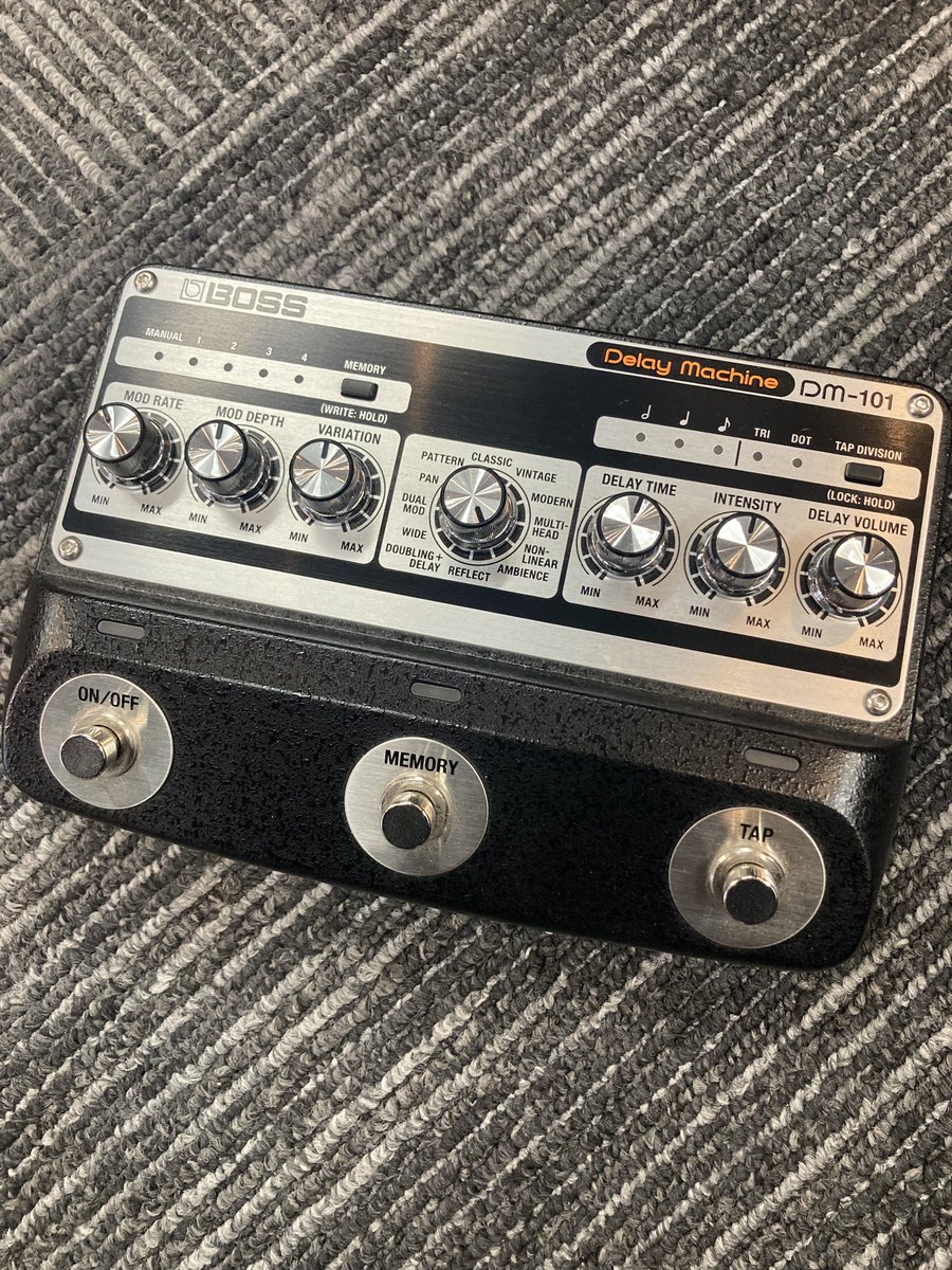 アナログディレイの集大成！/ BOSS Dm-101 BOSS名機DM-2 DM-3を彷彿と