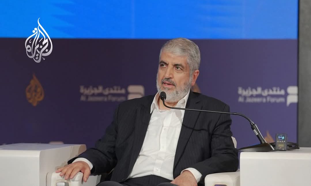 Osint613's tweet photo. NEW 🔴
Senior Hamas leader Khaled Mashal’s at the Al Jazeera Forum in Doha, Qatar:
“Hamas will not disarm, full disarmament is unacceptable and is equivalent to removing the soul from the Palestinian resistance.” https://t.co/lcbhWqrq4d