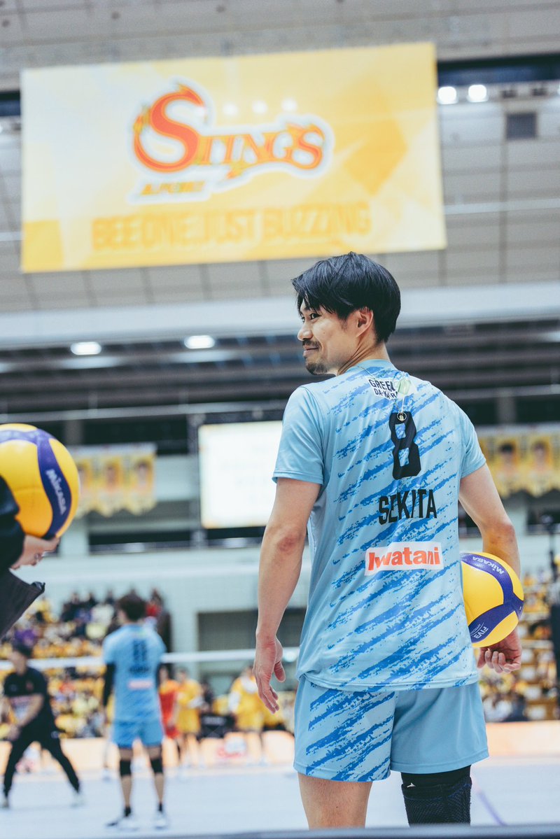 🐝🩵 #関田誠大 選手 #サントリーサンバーズ大阪