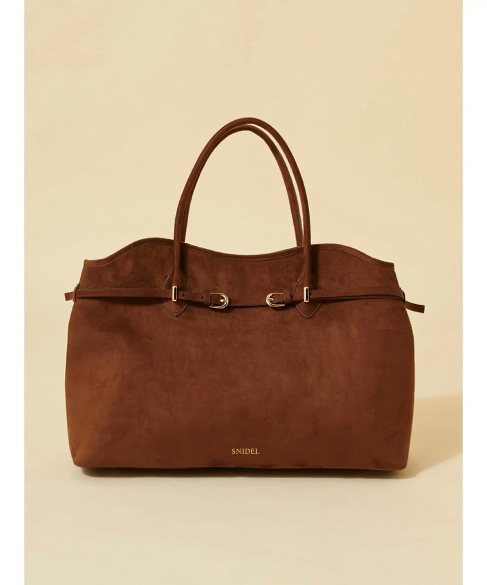 スナイデルのソフトベルトトートバッグが今年も優秀…👜🫶 細ベルトと