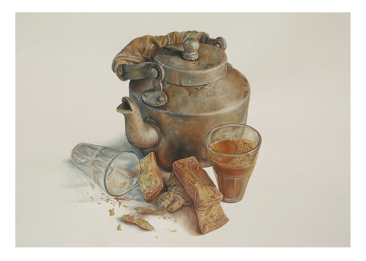 सत्यम सेल्स अँड सर्व्हिसेस कन्सोलेश्‍न पारितोषिक विजेती कलाकृती 

जालना येथील चित्रकार गणेश मसारे यांनी पोस्टर कलरचा वापर करून स्थिर जीवन शैलीवर प्रभावी भाष्य करणारे चित्र रेखाटले आहे. 
#DailyKesari #artaward #marathiartist #postercolorart #contemporaryart #artstudents