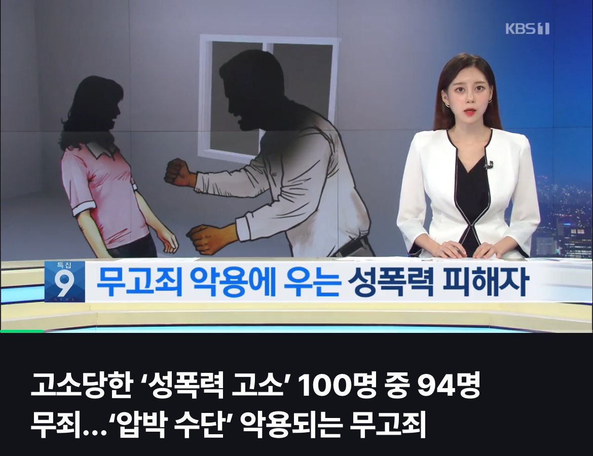 무고죄는 성범죄 가해자들이 피해자 압박하는 수단임

성폭력 무고 비율 0.78% 100건 중 1건도 안됨 (무고범도 남자가 2배 많음)