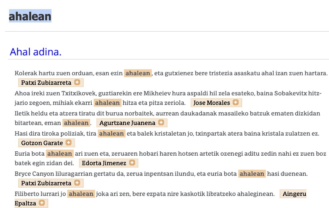 𝗔𝗛𝗔𝗟𝗘𝗔𝗡: 
Ahal adina, ahal beste