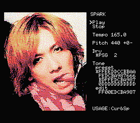 fukui_keeekn's tweet photo. 「SPARK」を #webmsx で演奏してみました。#msx https://t.co/rfbbAMbCDD https://t.co/aALq1sqpz8