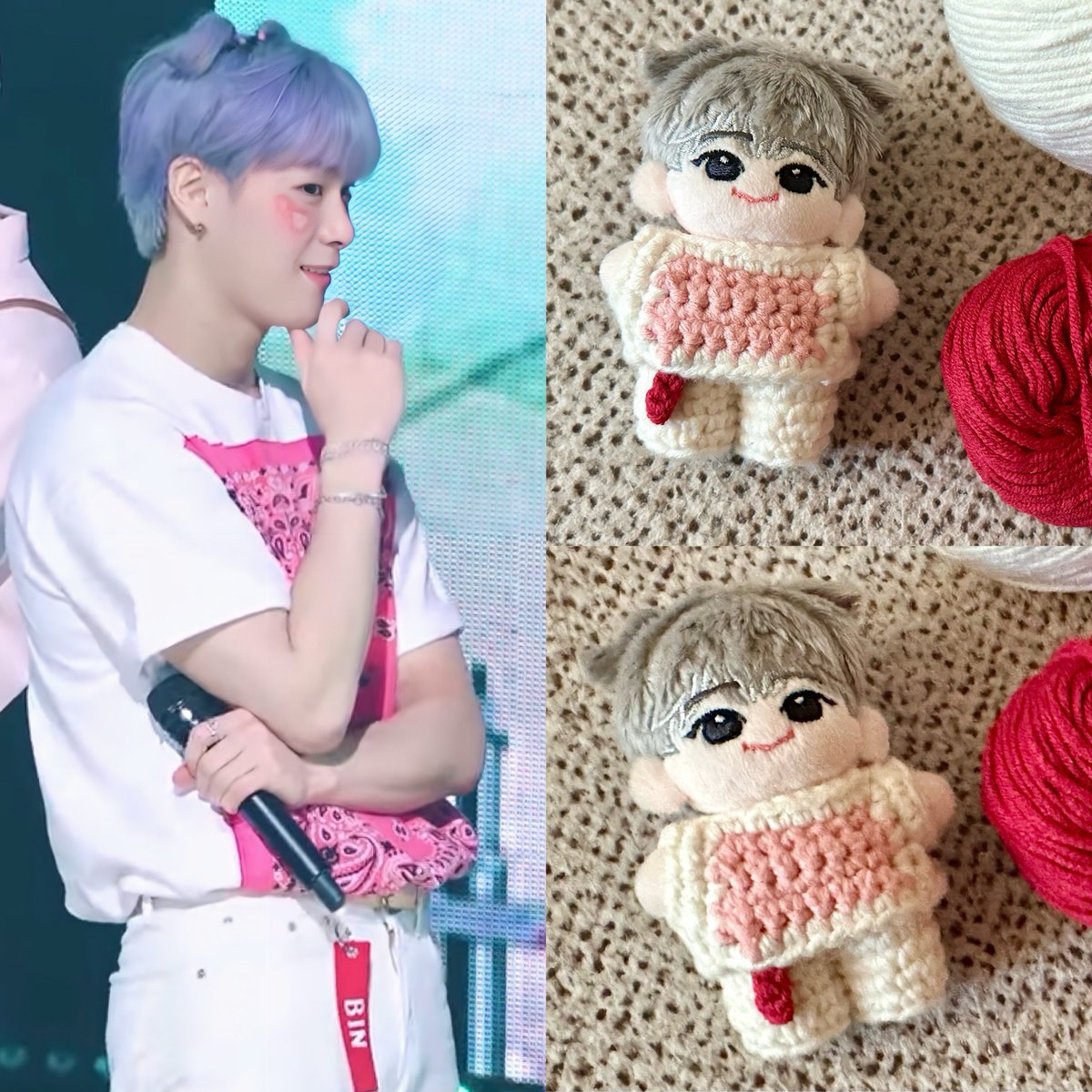 빈이 생일에 받은 내이부 콩순이
맞춤옷 만들어서 입혔더니 세상에
너무 귀엽자나😍
미소 띈 표정 사랑스럽다❤️