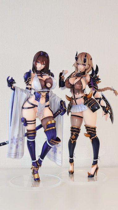 【告知】本日のワンフェス、キューズQ様(@quesq_info)のブースにて『女忍-すみれ-』『鬼忍-ちよ-』デコマス初公開となりましたー!
スタイリッシュエロ忍者!是非お楽しみニンニン🥷
※画像は監修中のものになります 