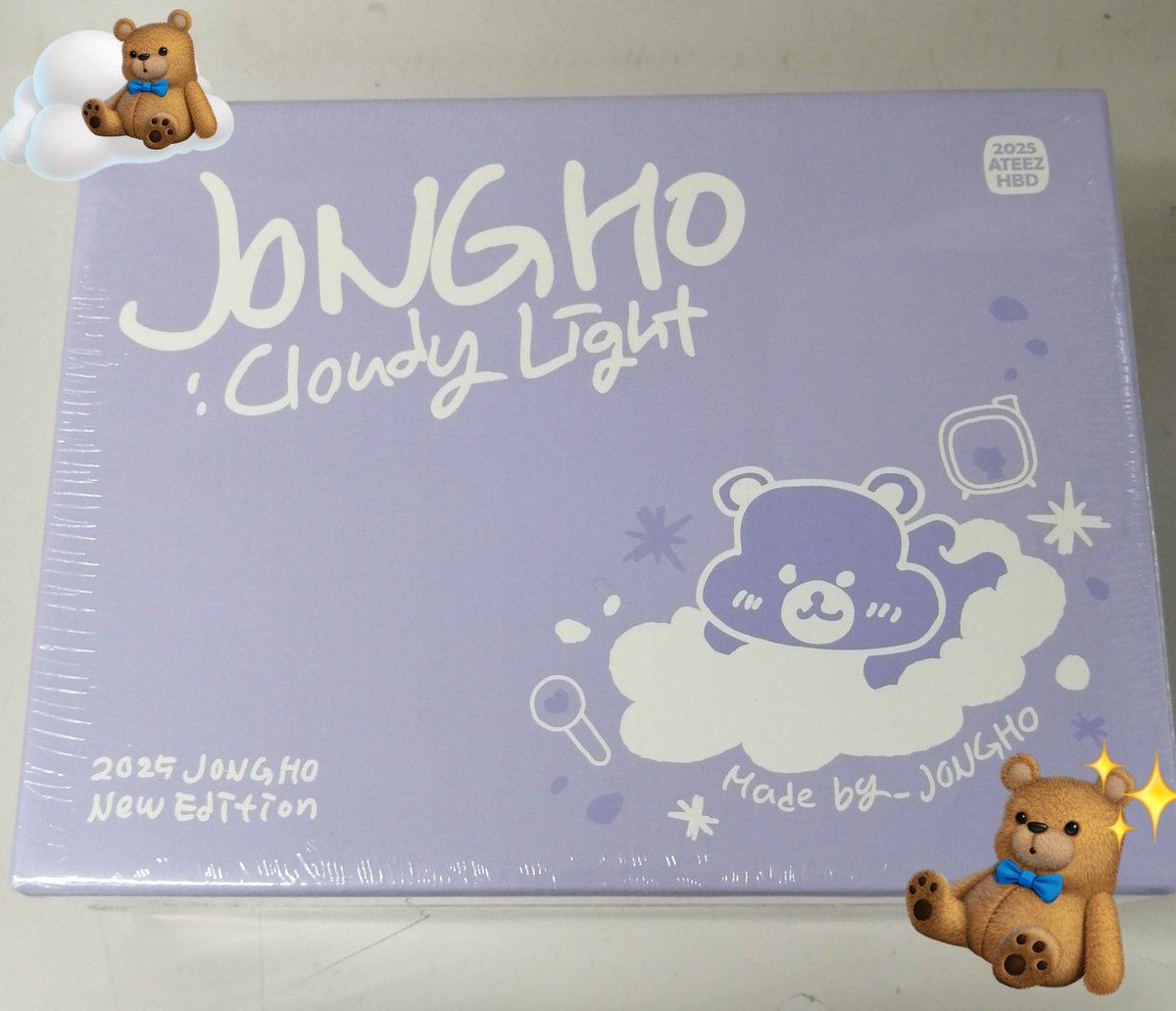 ⏳ #ATEEZ #에이티즈 ⏳ ATEEZ ジョンホさん 2025センイルMDのCloudy