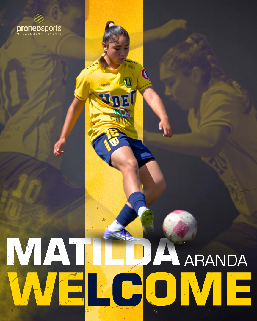 👋⚽ 𝗕𝗜𝗘𝗡𝗩𝗘𝗡𝗜𝗗𝗔, 𝗠𝗔𝗧𝗜𝗟𝗗𝗔 𝗔𝗥𝗔𝗡𝗗𝗔

🇨🇱 Futuro en construcción.

💚 Gracias por confiar en nosotros.

#ProneoSports