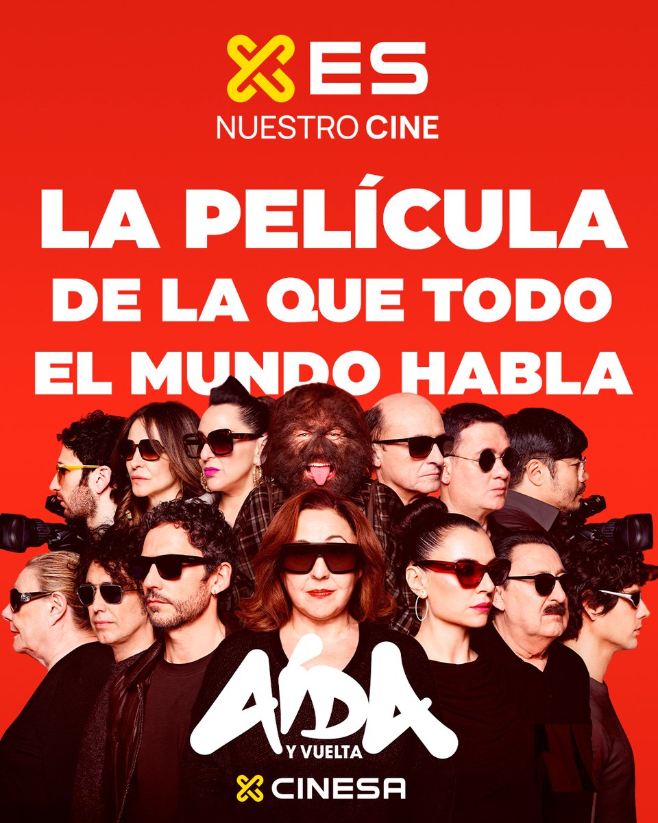 Cinesa's tweet image. ¿Cuáles han sido tus impresiones? 🥰 Te leemos en comentarios 👇🗣
#AídaYVuelta ¡ya en #Cinesa!. Compra ahora tus entradas en 👉 ow.ly/H3FS50Y843f