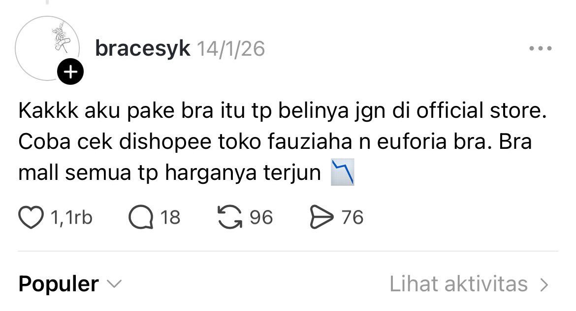 in this economy.. makasih bgtt sama toko ini krn bh cd semurah itu.. 
ga nyangka ada dr berbagai merek juga