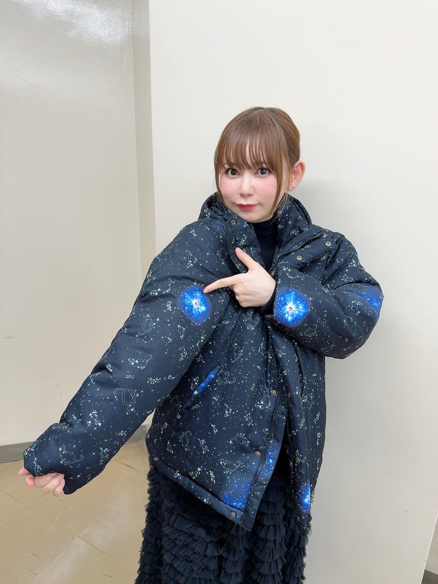 mmts 猫星座ギャラクシーブルゾン 寒い寒いめちゃくちゃ寒い！！から