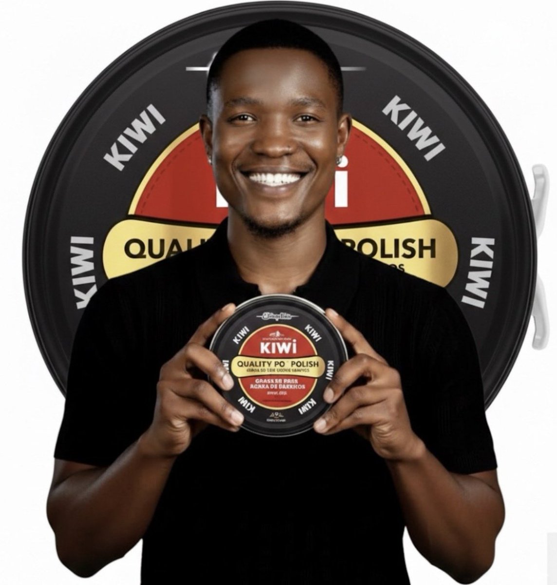 PhilMphela's tweet image. If I was Tumi The Barber's manager, I'd be drafting a proposal to KIWI Shoe Care brand manager right now. 

The biggest flex would be for him to leave the house and make money off of what was supposed to be an insult. 

I'd lose the accent though 😇