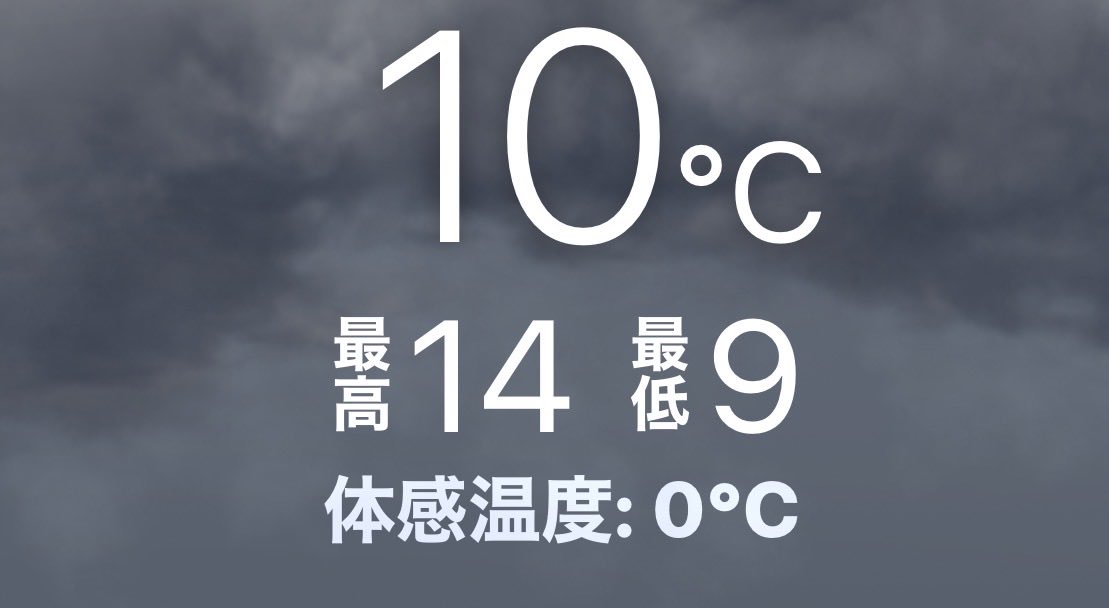 は？ 0℃？？？？ は？