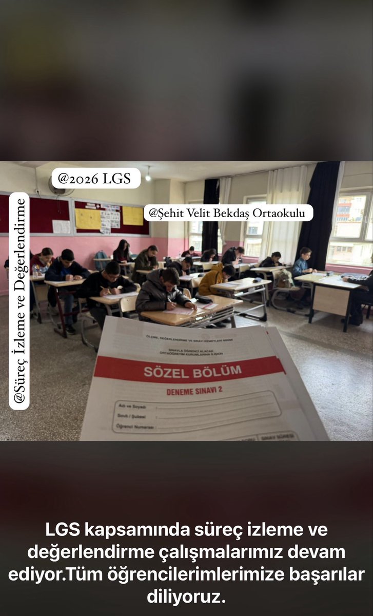 SehitVelit's tweet photo. 2026 LGS kapsamında süreç izleme ve değerlendirme uygulamalarımız tüm hızıyla devam etmektedir tüm öğrencilerimize başarılar dileriz.@mardinilmem @midyatilcemem @abdurrahimdmr47 @abdubakitek https://t.co/K8WmzMlppQ