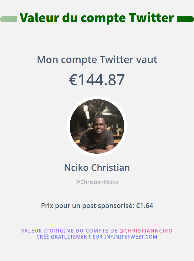 Nciko Christian tweet media