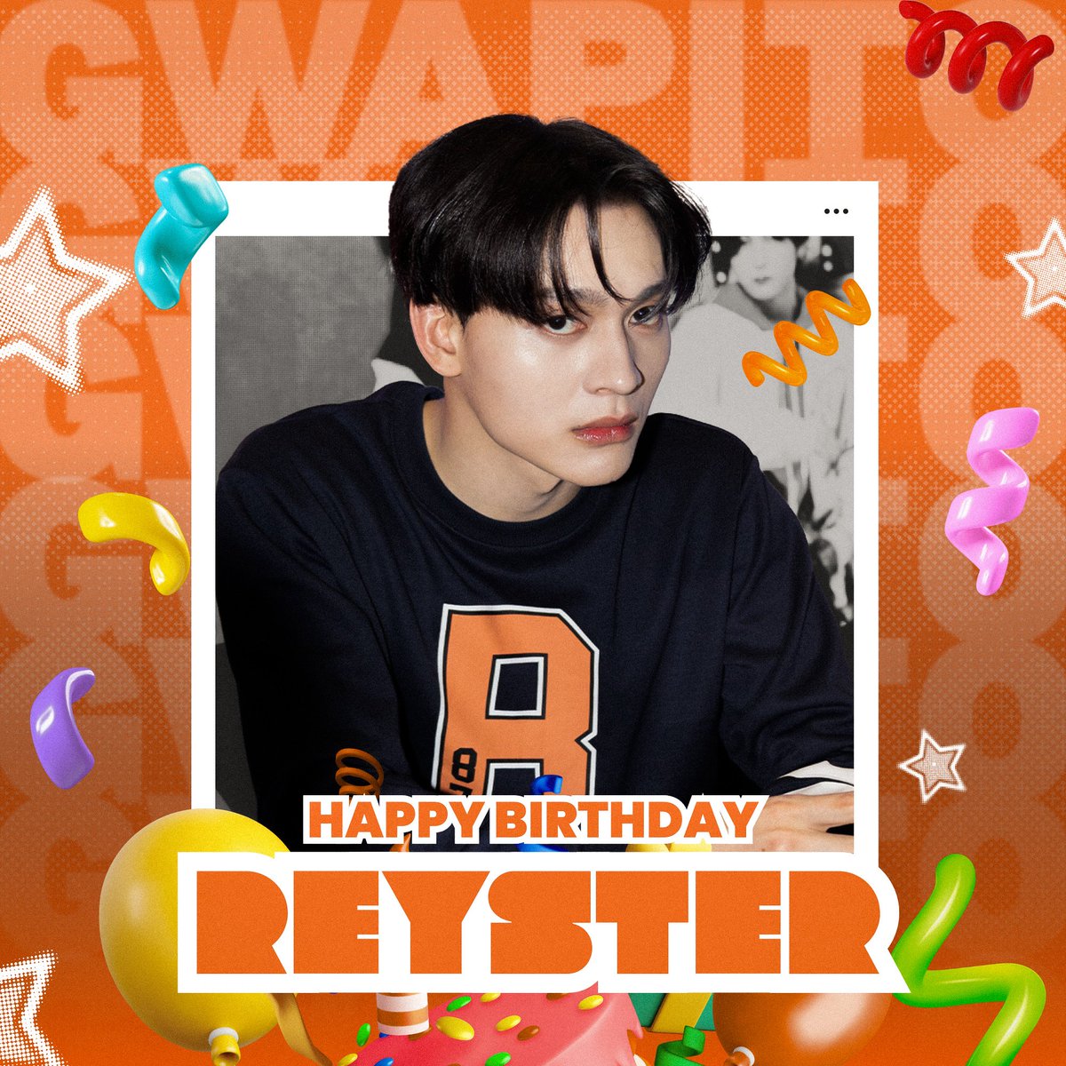 🎉HAPPY BIRTHDAY, REYSTER!🎉  

Toto, may this year brings you even more happiness and lets all your dreams come true. Keep doing what you love and shining the way only you can. You mean so much to us, your passion inspire us every single day.
Thanks for being you and for always