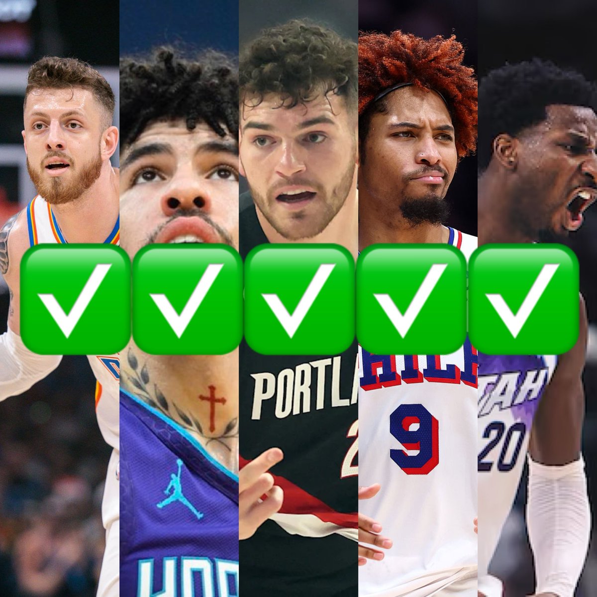 austinsprops's tweet image. $100 to SOMEONE Who LIKES⬇️

NBA 5-0  SWEEEEEP 🧹🧹🧹🧹

✅Isaiah Hartenstein 3.5 Asts “O”
✅LaMelo Ball 27.5 PA “O”
✅Kelly Oubre Jr 14.5 Pts “O”
✅Donovan Clingan 25.5 PR “O”
✅Jaren Jackson Jr. 15.5 Pts “O”

We have been COOKING all week.

19-5 run continues🔥

❤️FOR MORE!