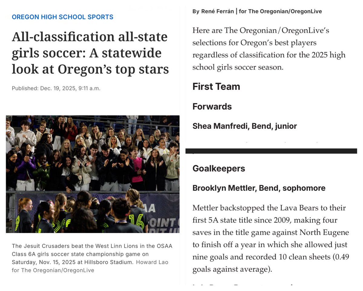 brooklyn_met's tweet photo. Beyond grateful to be named to the Oregon All Classification 1st team!! Thank you @oregonlive for the recognition!! https://t.co/RsMbTj5847
