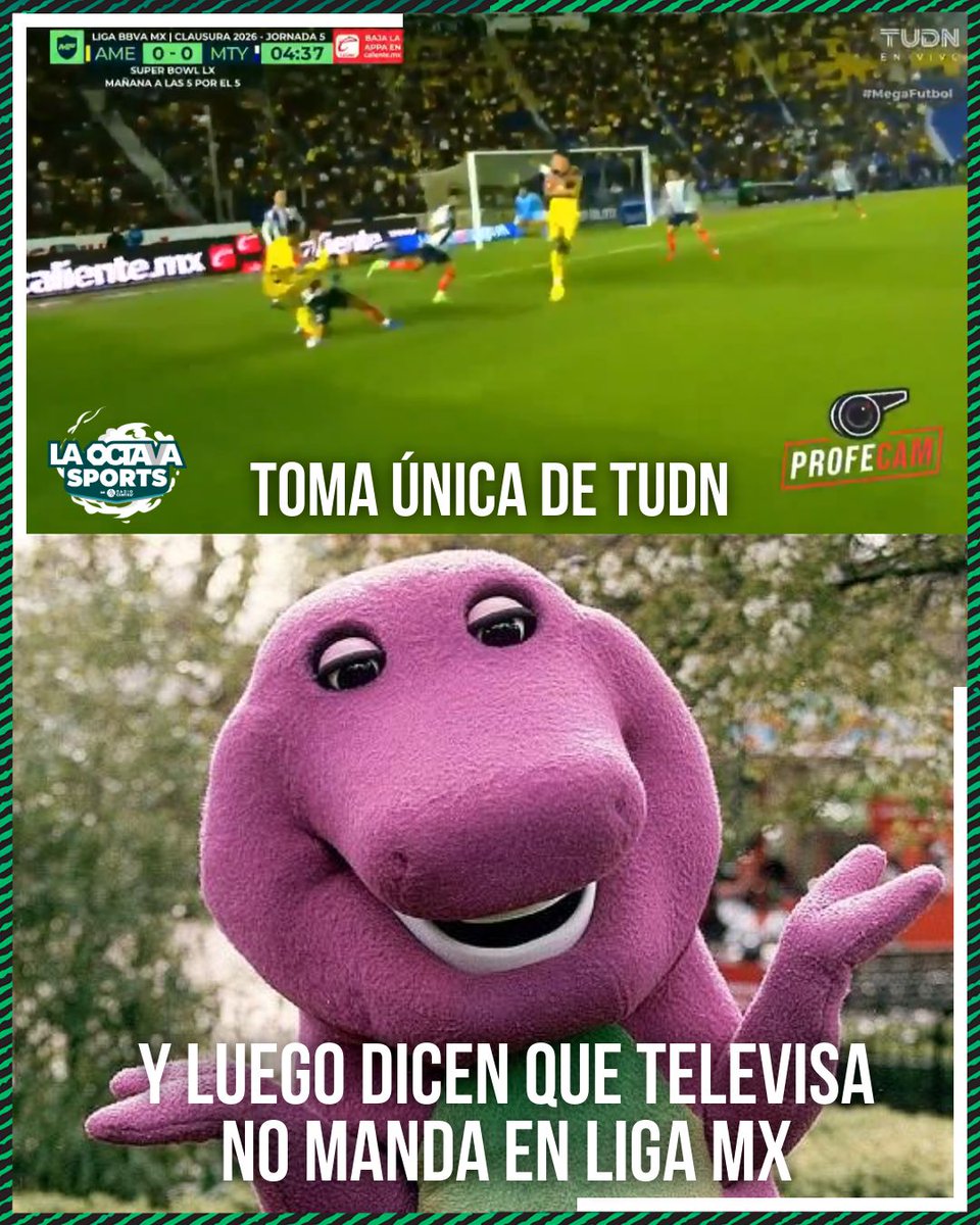 laoctavasports's tweet photo. ARBITRAJE CONTROLADO POR TELEVISA 😡🤬

La cámara que usarán los árbitros (ProfeCam) sólo será implementada en los juegos que sean hechos por Televisa.

El poder del arbitraje sigue siendo prisionero de esta televisora 📺 

#TeDaMasEmociones https://t.co/yYD9zpYqZY