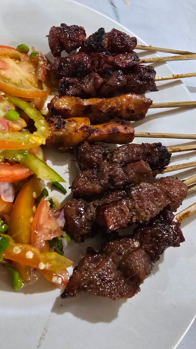 mahawirasd's tweet photo. Sate Maranggi Haji Yetty
Purwakarta
West Java
February 2026

Beef, Chicken, and Lamb Maranggi Satays for 5.5, 6, and 5 K IDR++ respectively

Worth every goddamn penny and every minute needed to get here!

#greatfood #satemaranggi #purwakarta #westjava #indonesia https://t.co/o33lyk9EC3